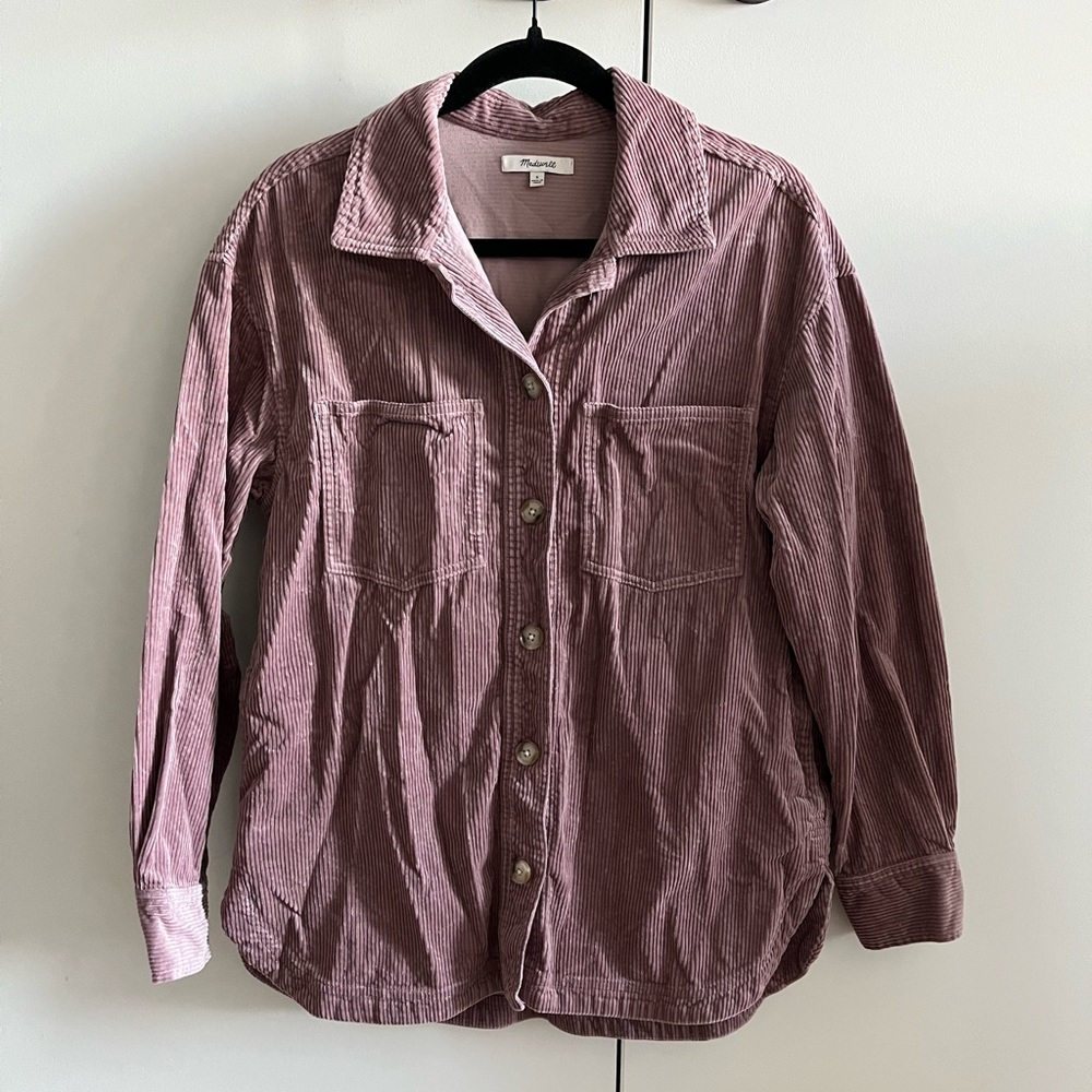 Madewell Corduroy Kentwood Oversized Shirt Jacket